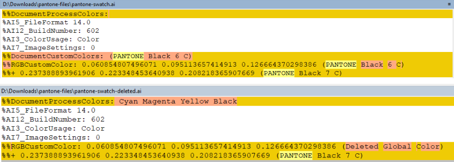 Screenshot of CustomColors